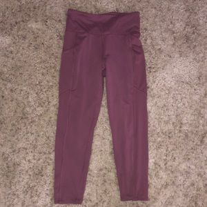 Balance collection mauve pink leggings in size: M